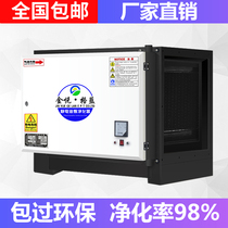 Static low altitude oil fume purifier 6000 air volume Hotel kitchen commercial catering barbecue restaurant smoke filter environmental protection