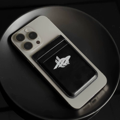 Трендовый кожаный картхолдер, совместимый чехол для телефона, магнитный брендовый сильный магнит, iphone