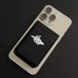 Трендовый кожаный картхолдер, совместимый чехол для телефона, магнитный брендовый сильный магнит, iphone