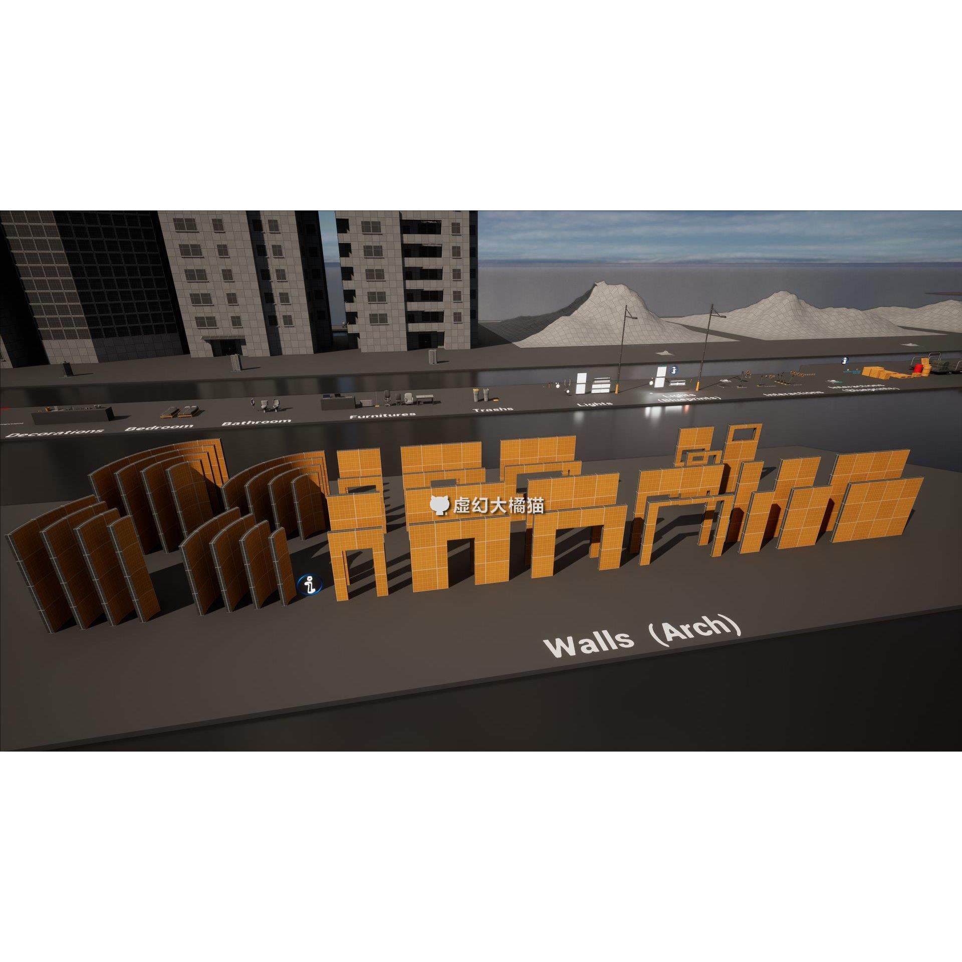 Steam游戏推荐之UE4虚幻5 Blockout Starter Pack白盒场景搭建_steam游戏_淘宝游戏网