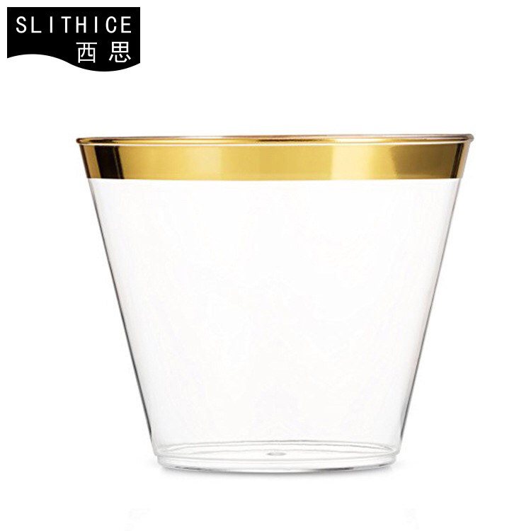 9 oz Phnom Penh Cup Disposable Plastic Cup Factory Outlet Customizable PS Thickened Hard Airline Cup 270ml