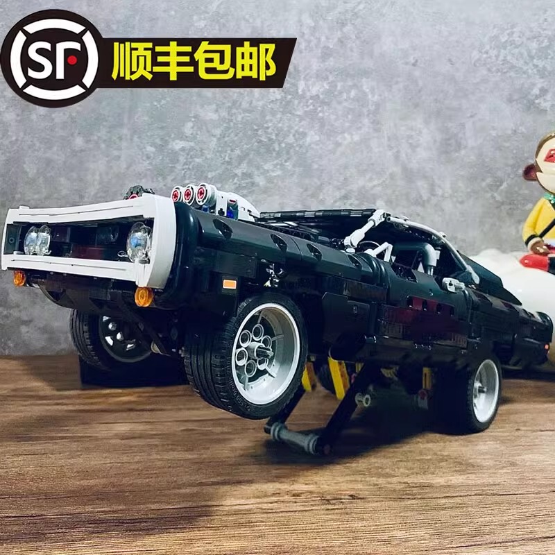 New Product: Tang Muscle Boy 42111 Series, Exciting Dodge Remote Control Speed Car for Children and Large Building Blocks for Brain Development