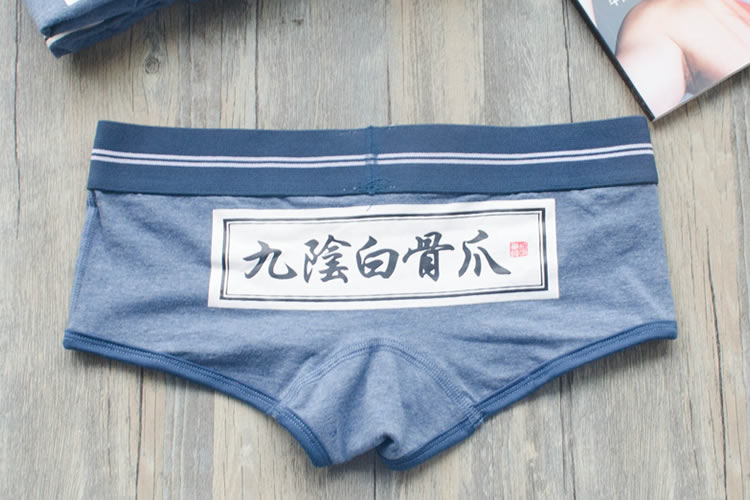 4 + PIZ những người yêu thích đồ lót sexy nam boxer của phụ nữ tam giác bông thấp eo sexy kung fu võ thuật thoáng khí