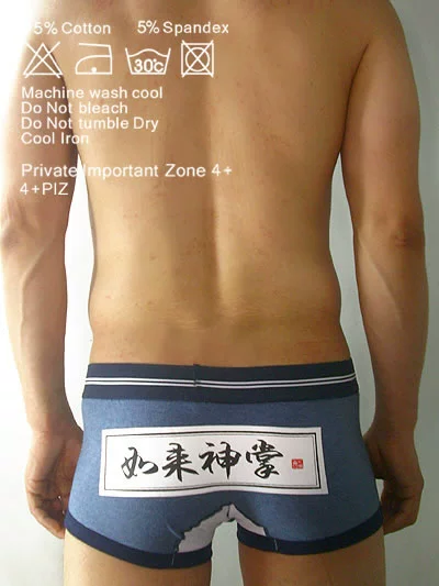 4 + PIZ những người yêu thích đồ lót sexy nam boxer của phụ nữ tam giác bông thấp eo sexy kung fu võ thuật thoáng khí