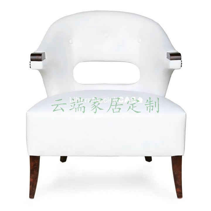 Gấu bắc cực ghế bành thiết kế nội thất custom lounge chair Bắc Âu cổ điển thẩm mỹ sofa đơn ghế