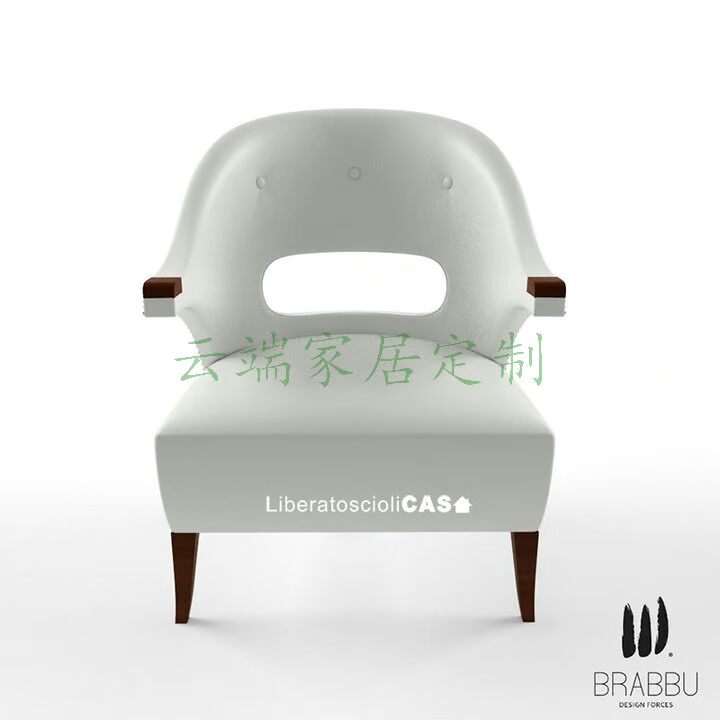 Gấu bắc cực ghế bành thiết kế nội thất custom lounge chair Bắc Âu cổ điển thẩm mỹ sofa đơn ghế