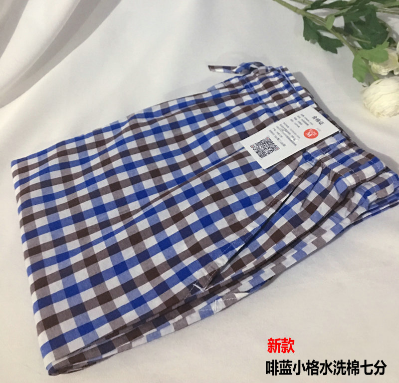 Mùa hè quần tây pyjama quần nam mỏng phần cotton lỏng nhà quần short mỏng phần thường điều hòa không khí quần nam đồ ngủ mùa hè quần short nữ lưng cao