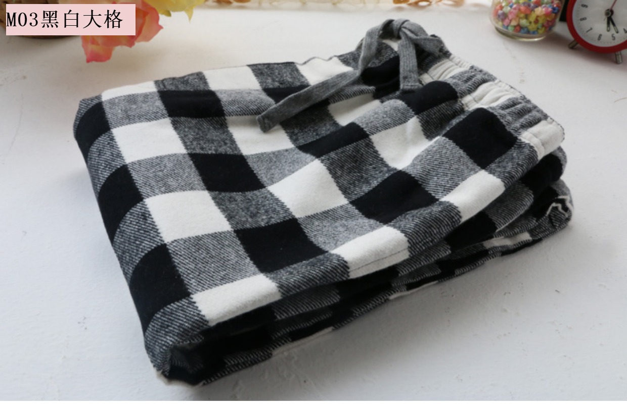 Kích thước lớn cotton mùa đông cộng với phân bón tăng quần ngủ nhung dày nhà nam quần nhà quần cotton thoải mái bộ mặc nhà