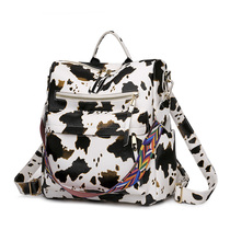 Zebra backpack women Japan Korea 2021 New cow postman backpack soft leather shoulder bag women travel fashion