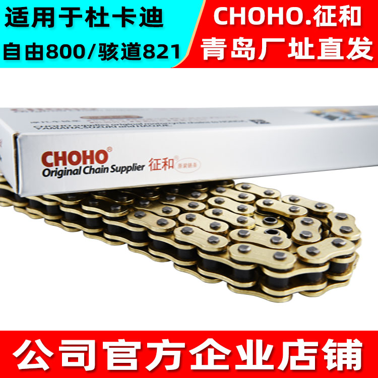 Suitable for Ducati Freedom 800 Hack Road 821 Motorcycle levy and silent thickened super oil seal gold chain