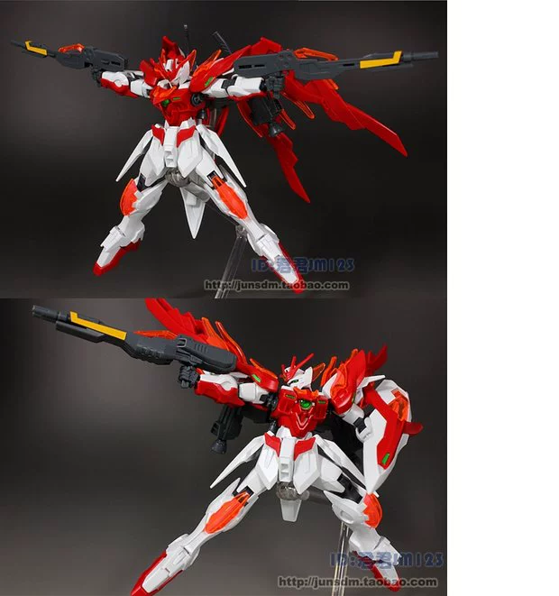 Bandai HGBF Fighter Flying Wing Yan Yan Mô hình Gundam Có thể được sử dụng để làm đồ trang trí đã hoàn thành Gửi khung - Gundam / Mech Model / Robot / Transformers