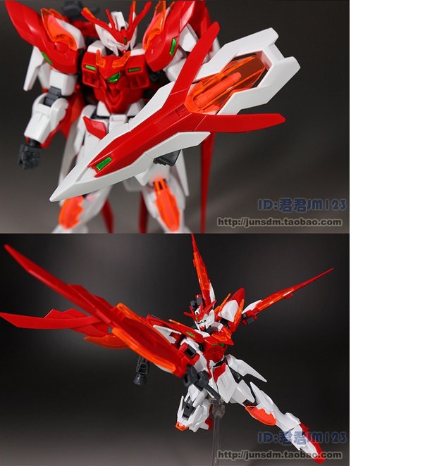 Bandai HGBF Fighter Flying Wing Yan Yan Mô hình Gundam Có thể được sử dụng để làm đồ trang trí đã hoàn thành Gửi khung - Gundam / Mech Model / Robot / Transformers mô hình robot kim loại