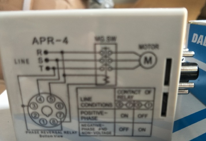 Danon APR-4 deficiency phase protector voltage AC380V 220V box 10 only