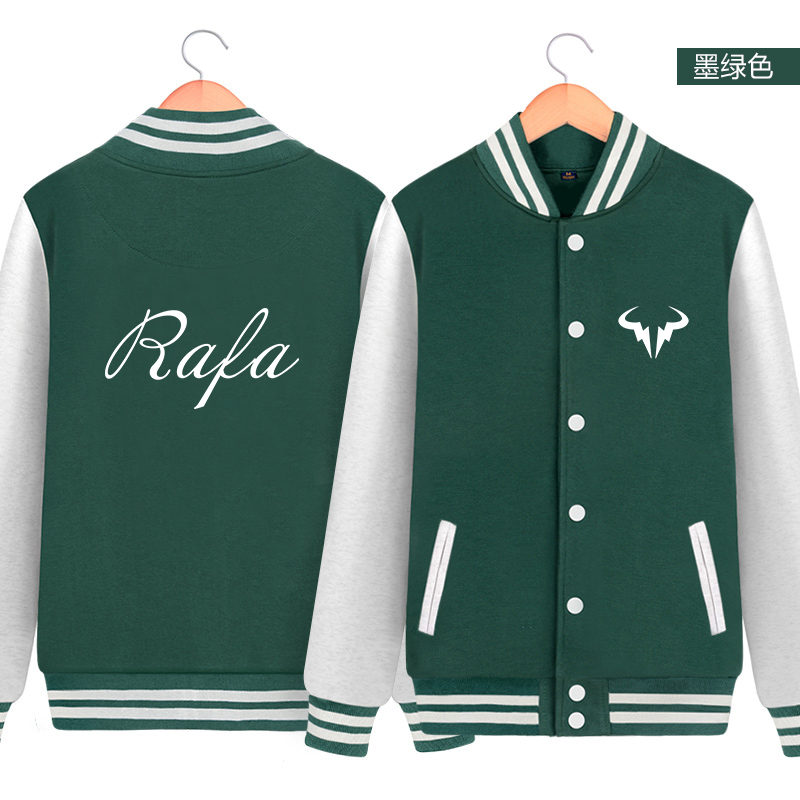 Nadal Rafael Nadal quần vợt tennis LOGO thể thao đồng phục bóng chày Tôi yêu câu lạc bộ quần vợt bộ thể thao nam mùa hè
