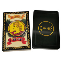 Plastic Spanish brand custom 40 plastic pvc Spanish poker new direct supply pvc material black box