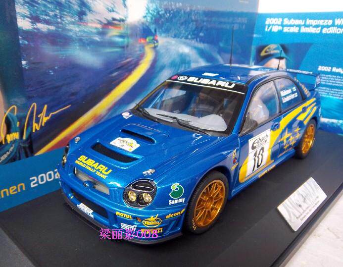 Original 1:18 Subaru Impreza WRC 2002 Alto OEM car model