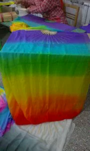 Индивидуальный шелковый вентилятор, индивидуальный шелковой вентилятор, различные танцевальные туфли шелковых шарфов, конные ботинки танцы, одежда