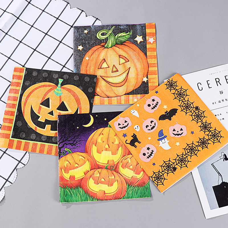 Export Surplus Colorful Printed Napkins, Colorful Paper Towels, Halloween Party Supplies, Halloween Paper Towels Export Surplus Colorful Printed Napkins, Colorful Paper Towels, Halloween Party Supplies, Halloween Paper Towels