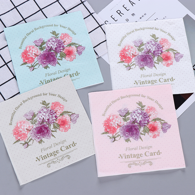 Usd 4 58 Color Napkin Printed Tissue Paper Wedding Color Napkin Printed Tissue Paper Wedding Hotel Cloth B343 B346