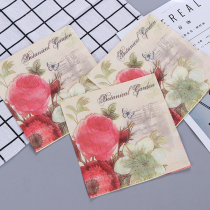Color paper towel printed color napkin paper towels paper towel paper printed paper towel Wedding Napkin oil painting