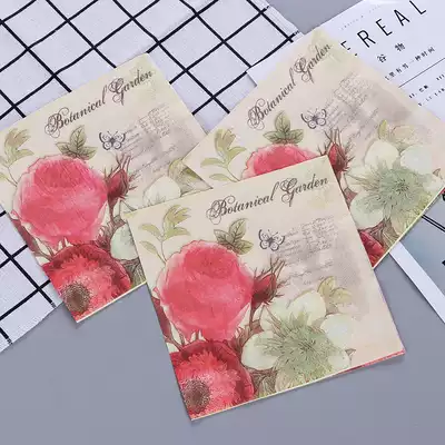 Color paper towel printing color napkin paper towel facial tissue printing paper towel wedding napkin oil painting