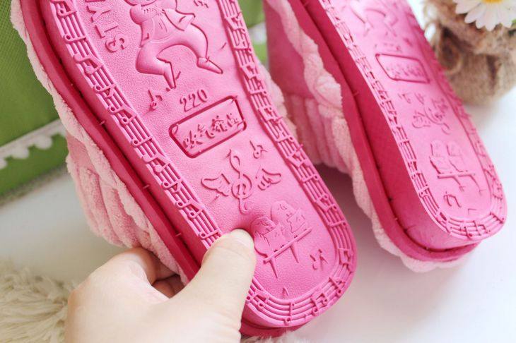 Pantoufles enfants en suède pour hiver - semelle plastique - Ref 1033181 Image 29