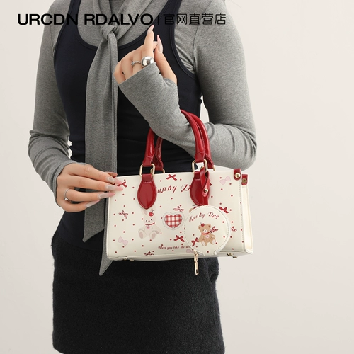 Мультяшная портативная сумка через плечо, модная сумка на одно плечо, с медвежатами