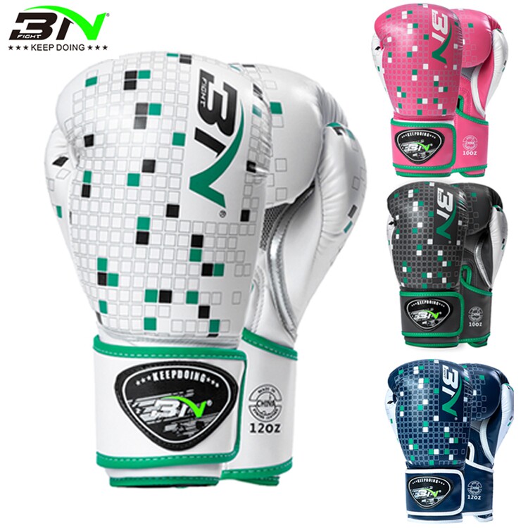 BN Boxing gloves Adult men's and women's sanda training Muay Thai fighting Free boxing professional boxing gloves send strap bag