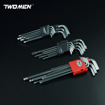 Temas hexagon wrench set Hexagon screwdriver tool set Square wrench Plum six square wrench