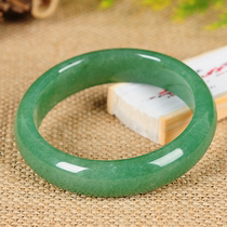 Natural TANGLING JADE BRACELET WOMENS 53-63MM ring mouth jade bracelet EMERALD JADE ROUND bracelet WITH certificate