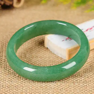 Natural Dongling jade bracelet Women 53-63mm ring mouth jade bracelet jade color jade round bracelet with certificate