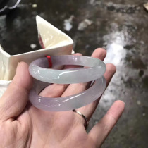 Fashion Myanmar Jade jade bracelet women ice species light purple light green spring color special price clearance processing jade