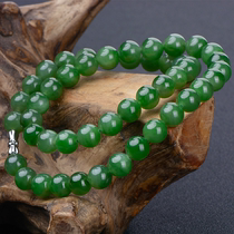 Hetian Jasper ball necklace men and women jade pendant ball Jade chain 10mm necklace Jade Jade Jade Jade Jade