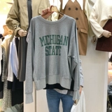 Южнокорейский весенний товар, толстовка, коллекция 2021, яркий броский стиль, по фигуре, свободный крой