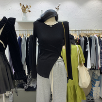 South Korea Dongdaemun Temperament Early Spring New Thin Section 2022 Knit Long Sleeves Open Womens Round Neckline Jacket Head Swarm Jacket