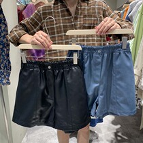 Autumn new hipster trend elastic waist South Korea East Gate personality casual sweet Joker pub shorts women