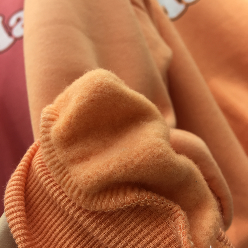 2018 mùa thu và mùa đông mới của Hàn Quốc phiên bản của hoang dã màu rắn headband vòng cổ sau khi Tiếng Anh cộng với nhung áo len đáy áo bông phụ nữ shop thời trang nữ