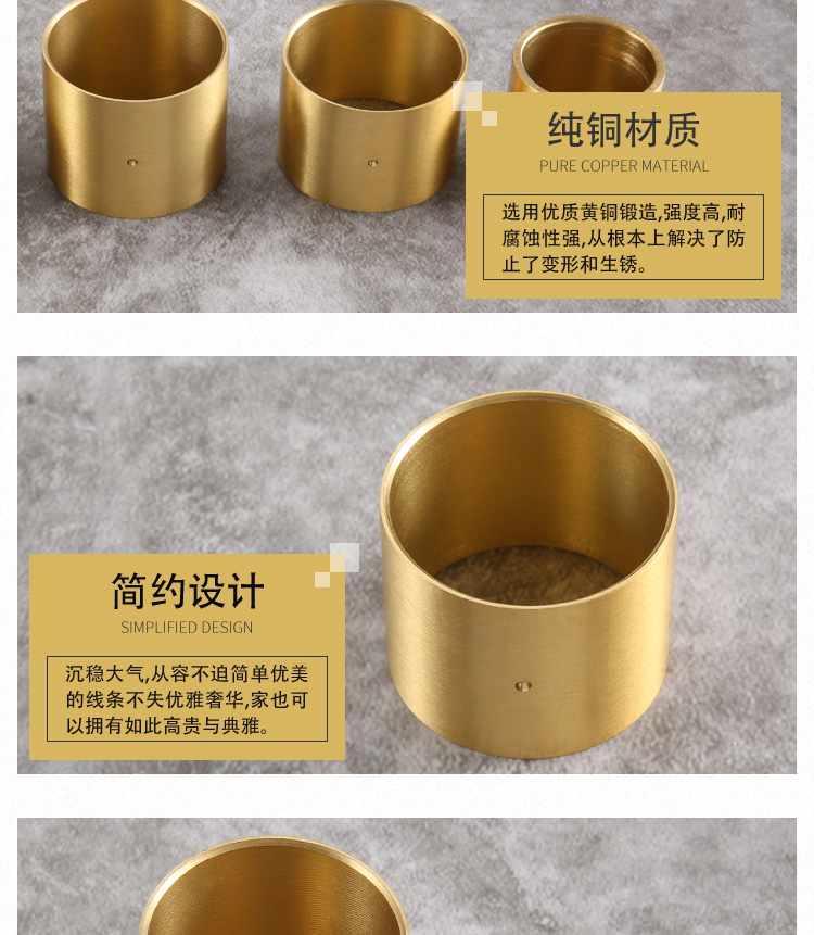 Đồ nội thất mới của Trung Quốc bằng đồng nguyên chất bọc chân Bàn bằng đồng và chân ghế - Khăn trải bàn khăn trải bàn hình oval