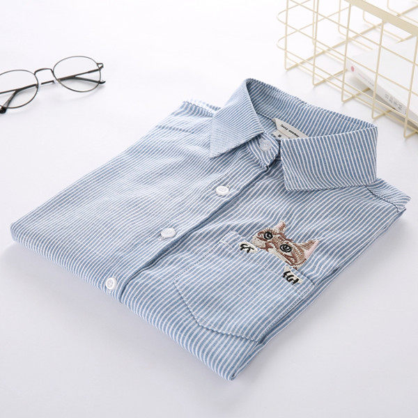 Chemise fille à manche longue - Ref 2086256 Image 16