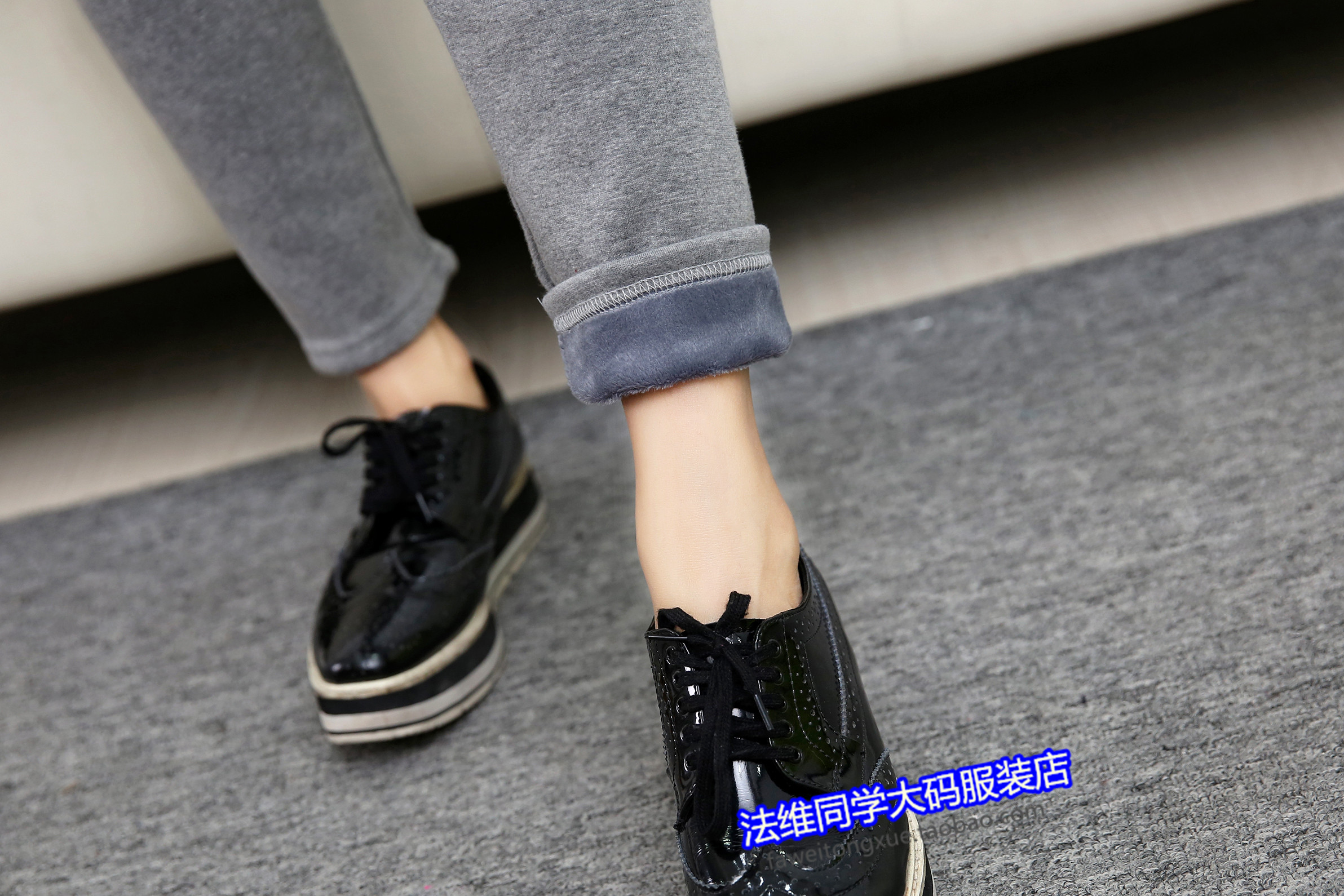Phụ nữ mùa thu và mùa đông cộng với nhung dày đầu gối quần legging 200 pounds chất béo mm cộng với phân bón XL mặc quần ấm quần dài quần giữ nhiệt đá bóng