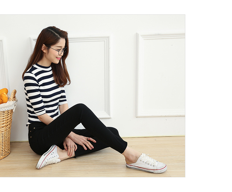 Phân bón đặc biệt Quần bút chì XL nữ 200 pounds chất béo mm cộng với nhung dày chân đáy mỏng mặc quần dài quần short vải nữ hàn quốc