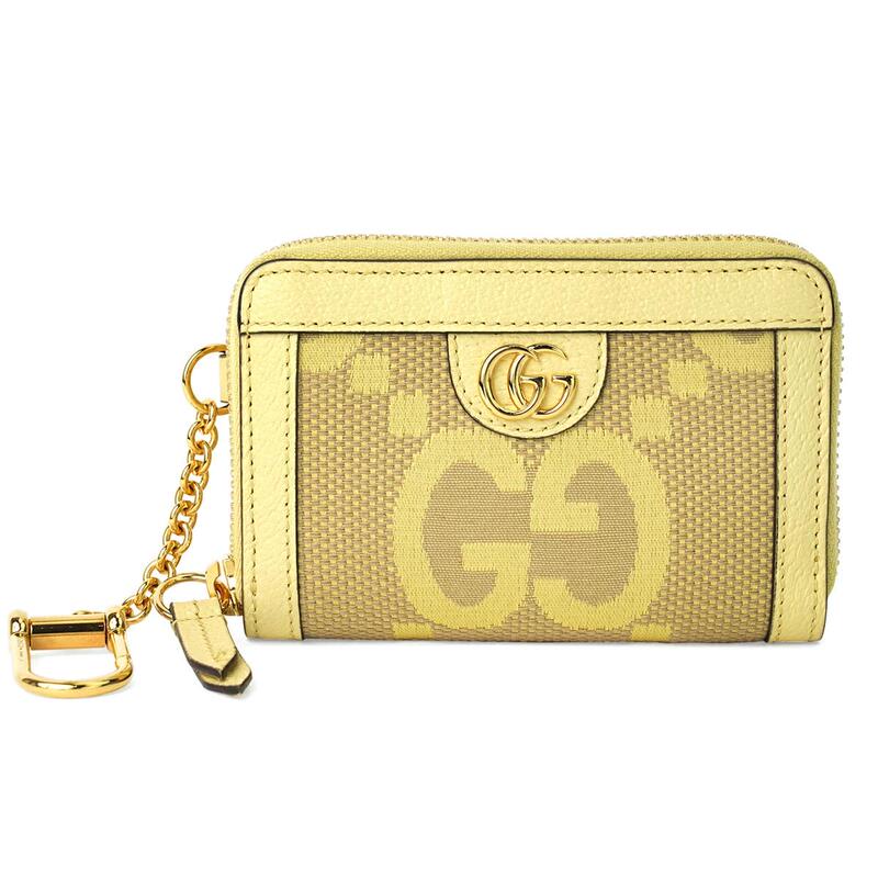 Gucci Gucci Gg Ophidia Jumbo Men's and Women's Short Wallet Card Holder with Key Ring 726503 Gucci Gucci Gg Ophidia Jumbo Men's and Women's Short Wallet Card Holder with Key Ring 726503