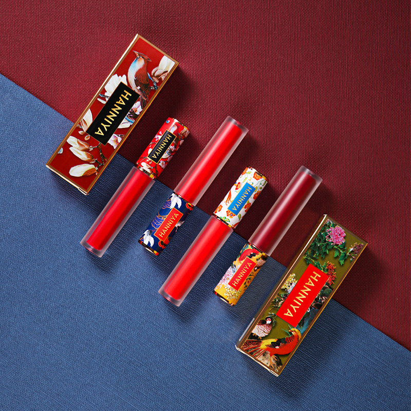 Upper New Forbidden City Series Mouth Red Small Crowdwaterproof Not To Drop Color Mirror Joint Lip Glazed Affordable Female Student Li Jiaqi