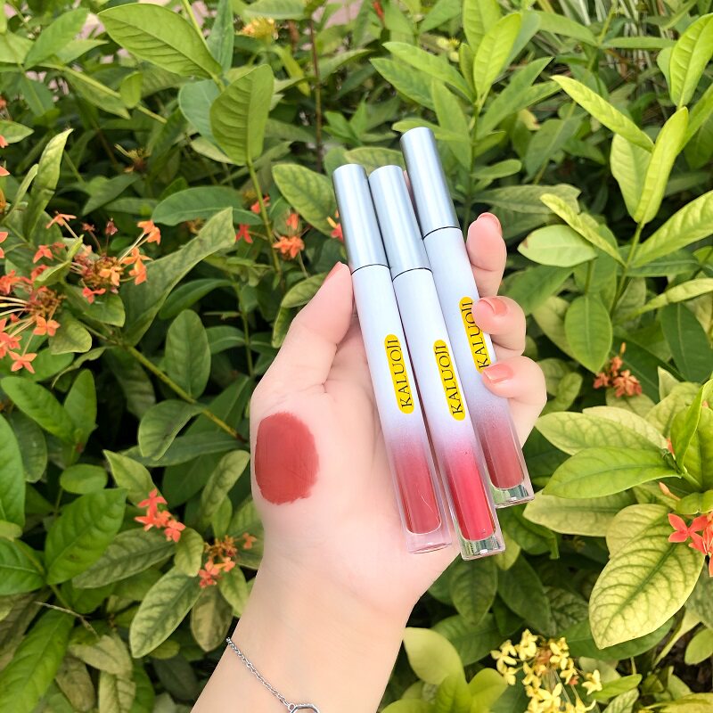 Air lip glazed liquid velvet matt mist surface lipstick with persistent nourishing and white not falling waterproof Li Jiaqi