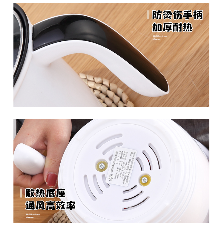 nồi lẩu mini trung quốc Trứng điện đa năng hấp trứng mini hấp điện tại nhà máy ăn sáng cháo bếp luộc mì xào trứng - Nồi trứng nồi hấp