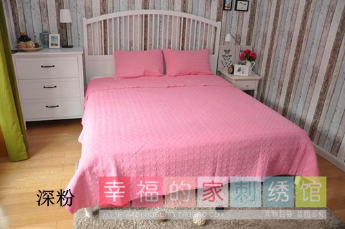 Khăn trải giường bằng vải bông nhập khẩu Hàn Quốc, chăn bông ba mảnh màu retro mềm mại và thân thiện với da, thoải mái và bền - Trải giường thảm chân giường