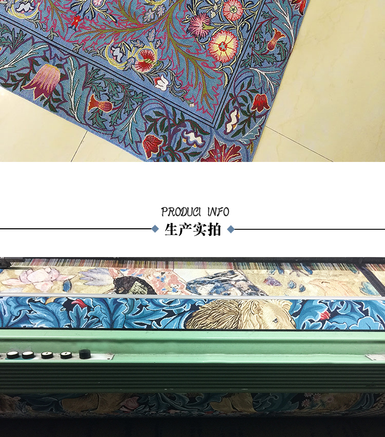 Bỉ thảm trường mới của phòng ngủ gia đình hiện đại bích họa thảm trang trí William Morris "Garden" mới - Tapestry thảm trang trí phòng ngủ