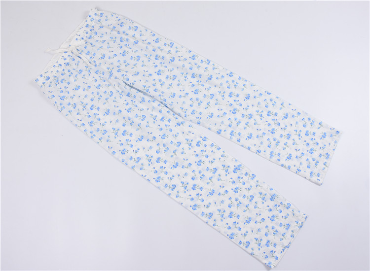 Cắt nhãn hiệu! Của phụ nữ mùa xuân và mùa hè dệt bông nhà quần quần cotton mỏng lỏng kích thước lớn quần ngủ điều hòa không khí quần quần dài nữ