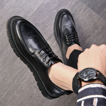 Summer Leather Shoes Men Trends Han Edition Teen Suits Wedding Casual Groom Business Positive Dress Bloke Mens Shoes