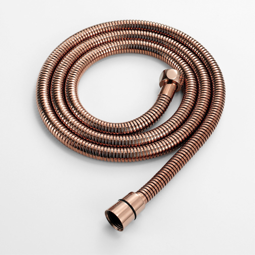 Bath Shower Shower Shower Shower Shower Shower Shower Nozzle Stainless Steel Rose Gold Pipe Water Inlet Pipe Hose Water Pipe